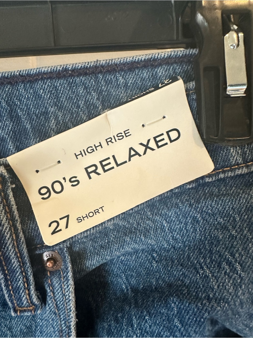 Abercrombie & Fitch Straight-Leg high rise 90’s relaxed Women's jeans - Picture 2 of 5